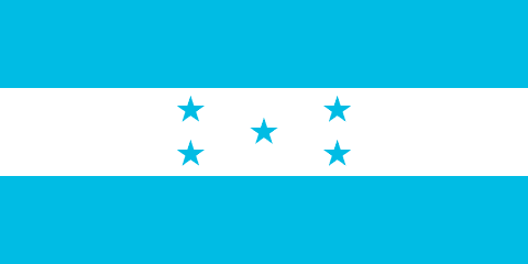 Honduras Flag - VELUTA Office Daylight Lifestyle Premium Wall Art