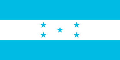 Honduras Flag - VELUTA Office Daylight Lifestyle Premium Wall Art