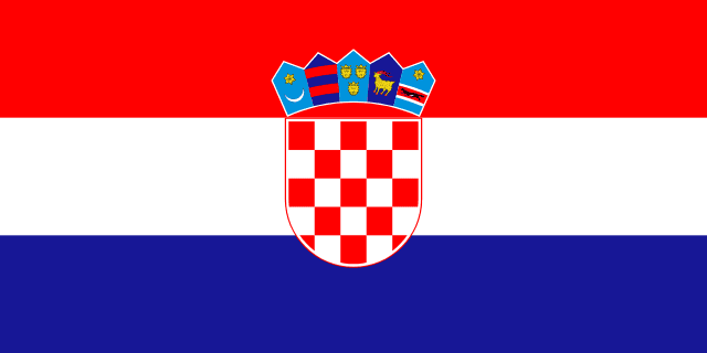 Croatia Flag - VELUTA Living Room Night LED Glow Premium Product Photo Real Tableau - Kurdistan Style