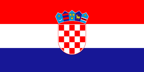 Croatia Flag - VELUTA Office Daylight Lifestyle Premium Wall Art
