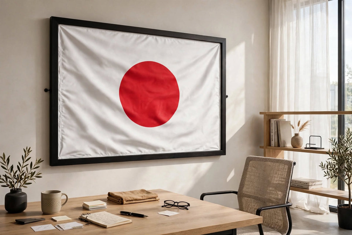 3D LED Flag Tableau - Lenticular Waving Flag Wall Art | Type-C Powered | Custom Flag