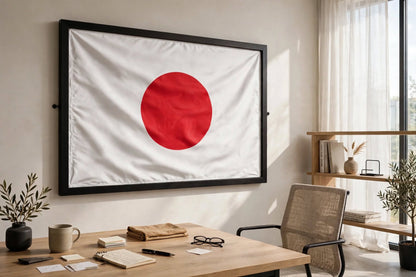 3D LED Flag Tableau - Lenticular Waving Flag Wall Art | Type-C Powered | Custom Flag