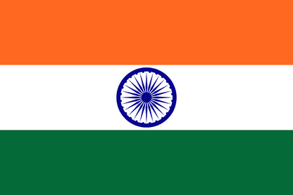 India Flag - VELUTA Living Room Night LED Glow Premium Product Photo Real Tableau - Kurdistan Style