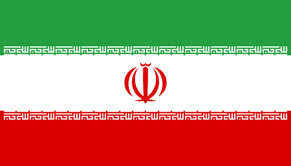 Iran Flag - VELUTA Office Daylight Lifestyle Premium Wall Art