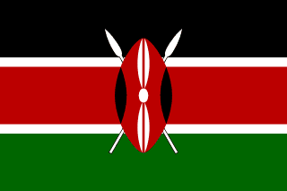 Kenya Flag - VELUTA Close-Up Fabric Wave + Type-C Port DC 5V 2A Premium Detail