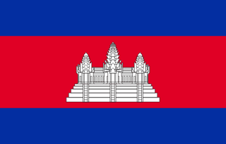 Cambodia Flag - VELUTA Close-Up Fabric Wave + Type-C Port DC 5V 2A Premium Detail