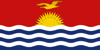 Kiribati Flag - VELUTA Close-Up Fabric Wave + Type-C Port DC 5V 2A Premium Detail
