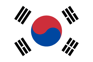 Korea South Flag - VELUTA Close-Up Fabric Wave + Type-C Port DC 5V 2A Premium Detail
