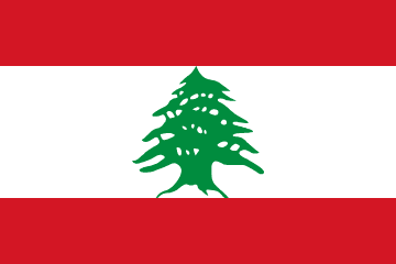 Lebanon Flag - VELUTA Office Daylight Lifestyle Premium Wall Art