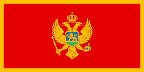 Montenegro Flag - VELUTA Office Daylight Lifestyle Premium Wall Art