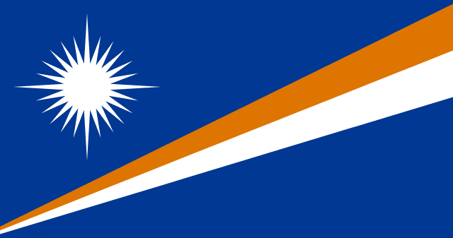 Marshall Islands Flag - VELUTA Living Room Night LED Glow Premium Product Photo Real Tableau - Kurdistan Style