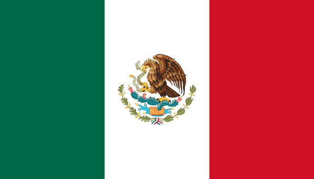 Mexico Flag - VELUTA Living Room Night LED Glow Premium Product Photo Real Tableau - Kurdistan Style
