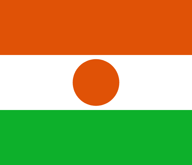 Niger Flag - VELUTA Living Room Night LED Glow Premium Product Photo Real Tableau - Kurdistan Style