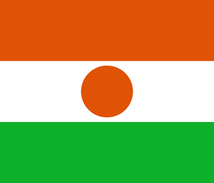 Niger Flag - VELUTA Living Room Night LED Glow Premium Product Photo Real Tableau - Kurdistan Style