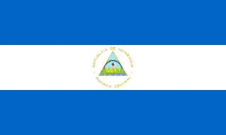 Nicaragua Flag - VELUTA Close-Up Fabric Wave + Type-C Port DC 5V 2A Premium Detail
