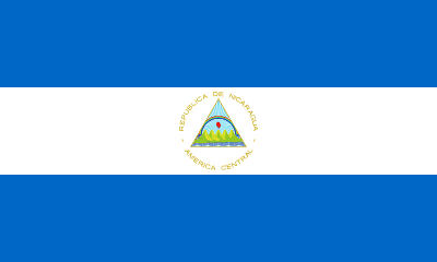 Nicaragua Flag - VELUTA Office Daylight Lifestyle Premium Wall Art