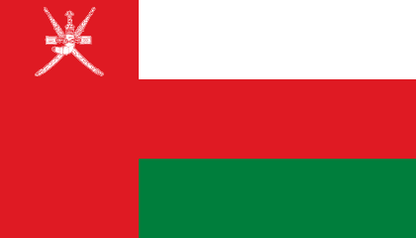Oman Flag - VELUTA Office Daylight Lifestyle Premium Wall Art