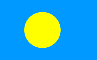 Palau Flag - VELUTA Close-Up Fabric Wave + Type-C Port DC 5V 2A Premium Detail