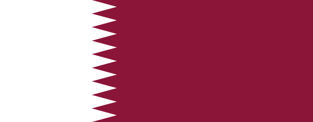 Qatar Flag - VELUTA Living Room Night LED Glow Premium Product Photo Real Tableau - Kurdistan Style