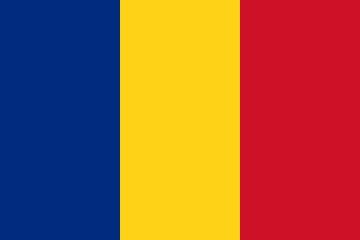 Romania Flag - VELUTA Office Daylight Lifestyle Premium Wall Art