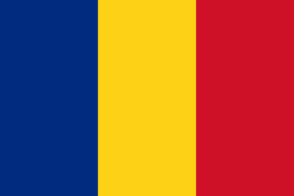 Romania Flag - VELUTA Living Room Night LED Glow Premium Product Photo Real Tableau - Kurdistan Style