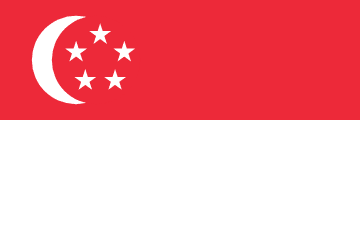 Singapore Flag - VELUTA Office Daylight Lifestyle Premium Wall Art