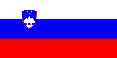 Slovenia Flag - VELUTA Office Daylight Lifestyle Premium Wall Art