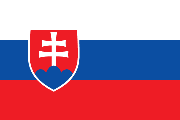 Slovakia Flag - VELUTA Office Daylight Lifestyle Premium Wall Art