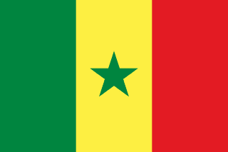 Senegal Flag - VELUTA Close-Up Fabric Wave + Type-C Port DC 5V 2A Premium Detail