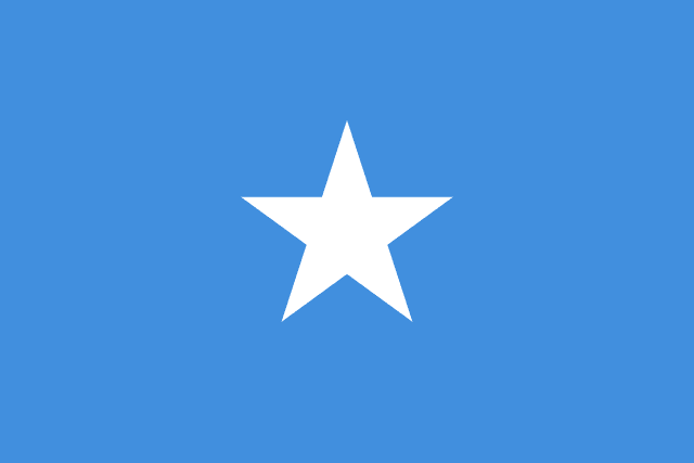 Somalia Flag - VELUTA Living Room Night LED Glow Premium Product Photo Real Tableau - Kurdistan Style