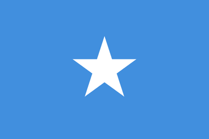 Somalia Flag - VELUTA Living Room Night LED Glow Premium Product Photo Real Tableau - Kurdistan Style