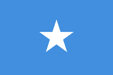 Somalia Flag - VELUTA Office Daylight Lifestyle Premium Wall Art