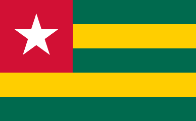 Togo Flag - VELUTA Office Daylight Lifestyle Premium Wall Art