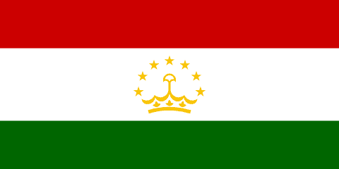 Tajikistan Flag - VELUTA Office Daylight Lifestyle Premium Wall Art