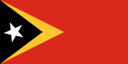 Timor-Leste Flag - VELUTA Office Daylight Lifestyle Premium Wall Art
