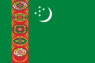 Turkmenistan Flag - VELUTA Close-Up Fabric Wave + Type-C Port DC 5V 2A Premium Detail