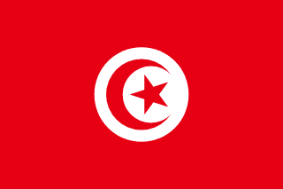 Tunisia Flag - VELUTA Close-Up Fabric Wave + Type-C Port DC 5V 2A Premium Detail