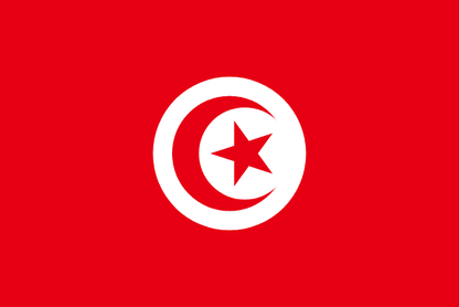 Tunisia Flag - VELUTA Living Room Night LED Glow Premium Product Photo Real Tableau - Kurdistan Style