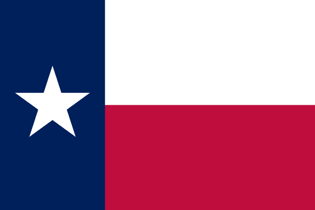 Texas Flag - VELUTA Living Room Night LED Glow Premium Product Photo Real Tableau - Kurdistan Style