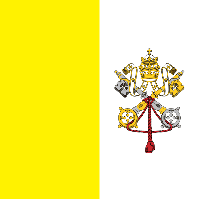 Vatican City Flag - VELUTA Living Room Night LED Glow Premium Product Photo Real Tableau - Kurdistan Style