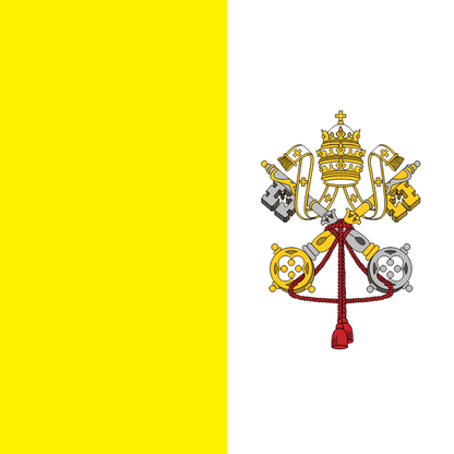 Vatican City Flag - VELUTA Living Room Night LED Glow Premium Product Photo Real Tableau - Kurdistan Style