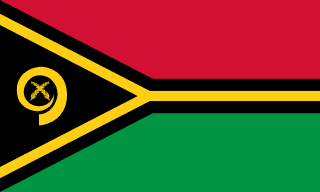 Vanuatu Flag - VELUTA Close-Up Fabric Wave + Type-C Port DC 5V 2A Premium Detail